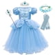 thumbnail image 2 of Vestido de Cenicienta para niñas, ropa elegante para fiesta de Halloween, disfraz de princesa para cumpleaños, JYF Fivean unisex, 2 of 2