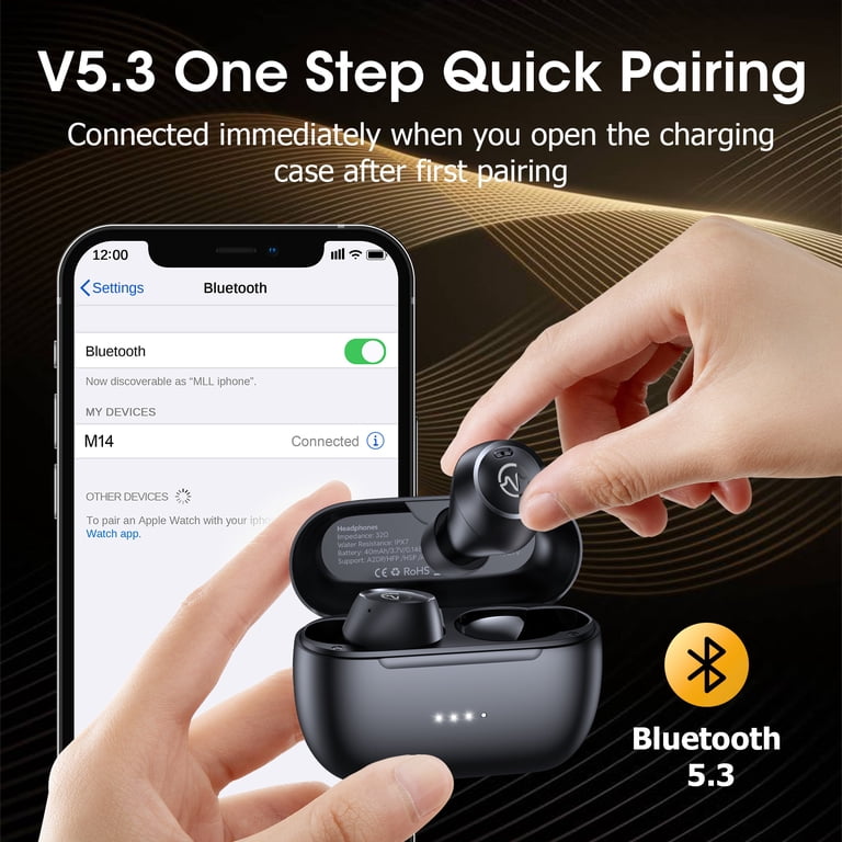 VEATOOL M14 Wireless Earbuds Bluetooth 5.3 Lightweight photo 5