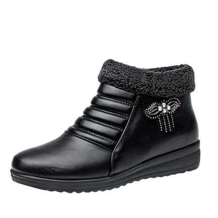 

crtigd Puffy Snow Boots Women Shoes Boots Black For Women Platform For Women Women s Boots Boots Boots Winter For Women Ankle Boots women s boots