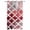 Red, variant on Red Morocco Outdoor Curtains for Patio Waterproof,Windproof Privacy Curtains with Weighted Bottom,Rustic Country Smear Street Mottled Art Outside Drapes for Picnic Garage Yard Cabana 54"x95" 1 Panel
