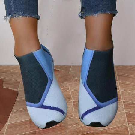 

Qiaocaity Women Shoes on Clearance Up to 20% off Women Breathable Sneakers Color Solid Color Shoes Plus Size Fashion Sports Casual Shoes Navy 43