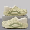 thumbnail image 3 of Platform Clogs for Womens Mens Slip on Wide Toe Box Fleece Lined Lightweight Non Slip House Slippers, 3 of 5