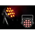 thumbnail image 2 of (4) Chauvet SlimPAR Q12 BT Bluetooth RGBA Sound-Active Par Can Wash Lights+Hazer, 2 of 11