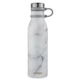 thumbnail image 1 of Contigo Bouteille d'Eau Couture en Acier Inoxydable, 20 oz, Marbre Blanc, 1 of 4