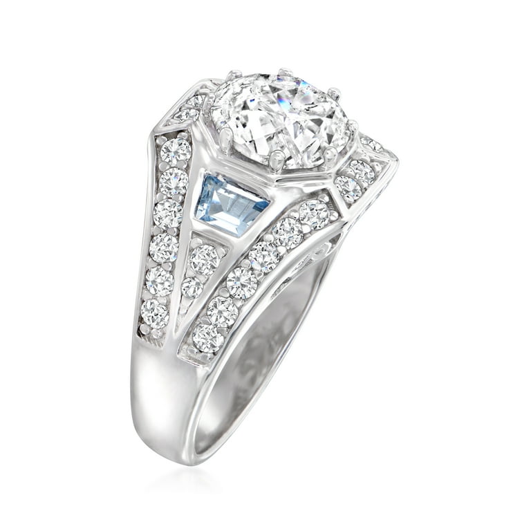 Ross simons aquamarine on sale ring