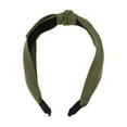 thumbnail image 4 of Unique Bargains 1 Pc Tie Bow Wide Headbands for Women Blackish Green, 4 of 6