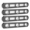 thumbnail image 2 of Kit de tira de luces LED para parte inferior del asiento, luz decorativa Interior del coche con efecto estrella, 4 Uds., 2 of 12