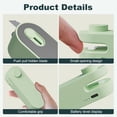 thumbnail image 3 of Mini Scelleuse de Sacs Mini Scelleuse de Sacs & Coupeuse Rechargeable Scelleuse de Sacs à Puces Scelleuse de Chaleur Portable Scelleuse de Sacs Blanc, 3 of 6