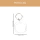 thumbnail image 2 of 10 llaveros transparentes con forma de llaveros acrílicos en blanco con marco de fotos para mujeres y hombres, 2 of 6