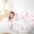 thumbnail image 3 of Erosebridal Pink Starfish Bow Knot Bedding Comforter Set 7-Piece for Girls,Ocean Theme Princess Bow King Bedding Sets for Teens Adults,Pink Reversible,Breathable Home Decor, 3 of 6