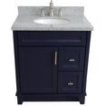 thumbnail image 3 of Bellaterra Home 400700-31-BU-GYO 31 in. Single Oval Sink Vanity with Granite Top, Blue & Gray, 3 of 13