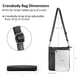 thumbnail image 4 of Bolso bandolera para mujer pequeño de cuero genuino negro, 4 of 6