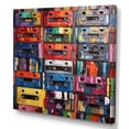 thumbnail image 2 of Designart "Tape Mosaic Cassette Tapes II" Music Wall Decor, 2 of 5