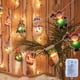 thumbnail image 4 of Adorno colgante de luces navideñas para árbol de Navidad con 8 modos de parpadeo LED 25 m, 4 of 9