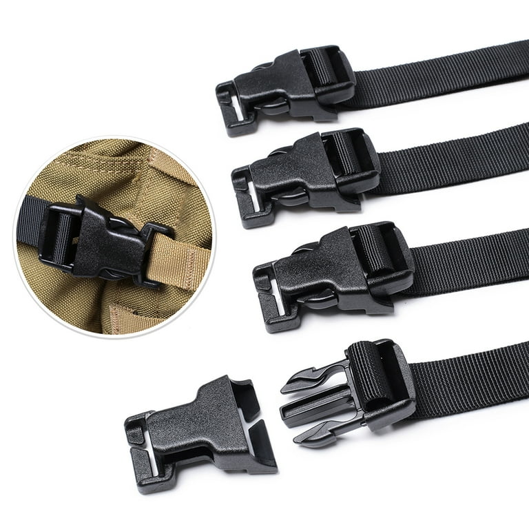 4 Pieces Backpack Chest Strap Adjustable Backpack Sternum Strap