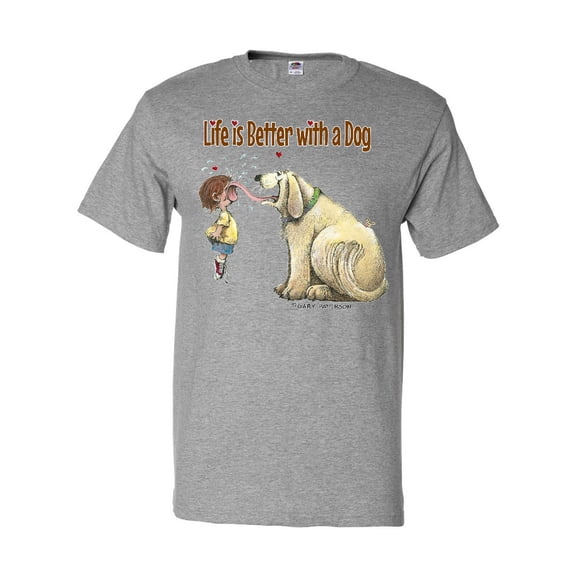 Inktastic Life is Better with a Dog T-Shirt