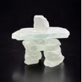 thumbnail image 3 of 3.5" Frosted Glass Inukshuk, 3 of 5