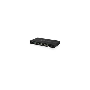 Ubiquiti EdgeRouter ER-12 Router - 10 Ports - Management Port - PoE Ports - 2 Slots - Gigabit Ethernet - 1U - Desktop, Rack-mountable