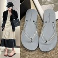 thumbnail image 2 of Simple Flip-flops Women's Summer Style Outer Wear Splint Anti-slip Sandals, 2 of 5