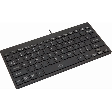 Mini Keyboard Wired Thin Light 78 Keys USB Multimedia Small for Pc Computer Laptop