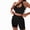 A5-Black, variant on Two Piece Workout Sets For Women Tank Top Matching High Waist Booty Lifting Shorts Gym Yoga Active Wear Outfits(Black,M)