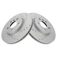 thumbnail image 2 of TRQ Front Performance Brake Rotors Set Premium G-Coated Fits Select 2014-2020 Mini Cooper, 2 of 6