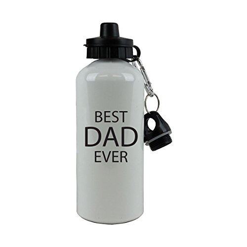 Best Dad Ever White Aluminum Water Bottle Great Gift For Father S Day Birthday Or Christmas Gift For Dad Grandpa Papa Husband Walmart Com Walmart Com