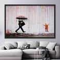 thumbnail image 2 of Rain Poster, Graffiti Printed, Street Art Canvas, Banksy Canvas, Street Graffiti Poster, Umbrella Art, Kids Art, Color Rain Art Canvas, Canvas Wall Decor - 4P-Rolled Canvas, 2 of 9