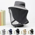 thumbnail image 5 of Mosquito Head Net Hat for Men Women Sun Protection Fishing Hat with Veil Mesh Protects from Insect for Hiking Outdoor Activities, 5 of 8