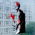 thumbnail image 4 of Clearance! Halloween Stickers Non Fading Window Clings Scary Handprint Blood Floor Decals Party, 4 of 5