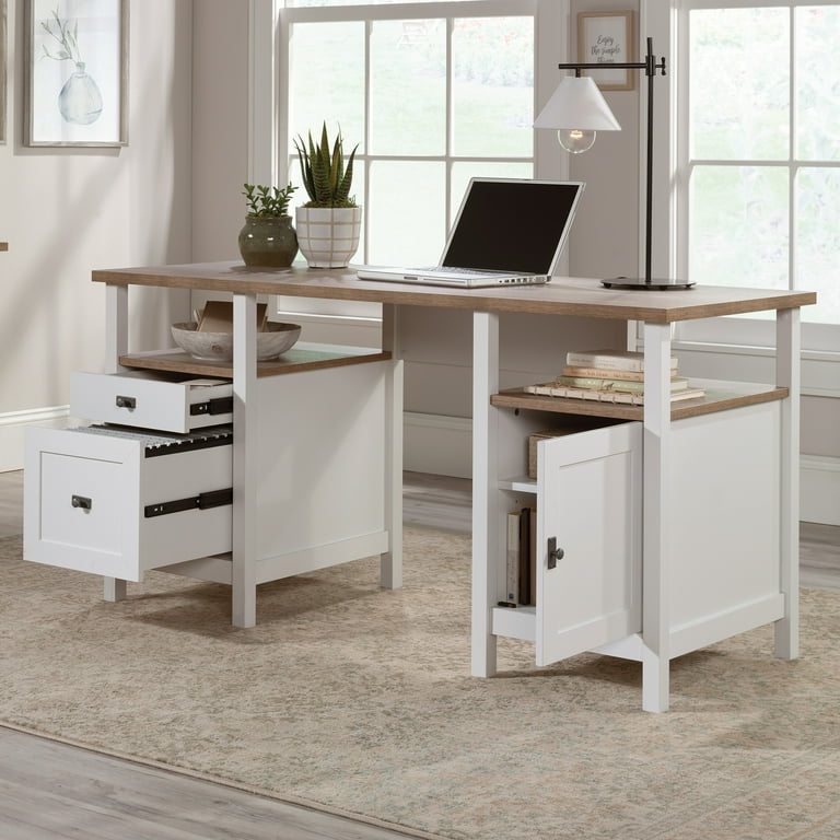 Sauder lintel oak desk discount