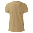 thumbnail image 3 of Iaqnaocc Usa 4th Of July Shirts for Men Short Sleeve Patriotic Independence Day 250th Anniversary American Flag Crew Neck Big and Tall T-Shirt Khaki 4XL, 3 of 3