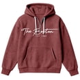 thumbnail image 3 of MHFRRA Sudadera con Capucha, Suave y Cómoda, Ideal para Uso Casual Al Aire Libre y Ropa Deportiva de Estilo Moderno Rojo ladrillo, 3 of 3