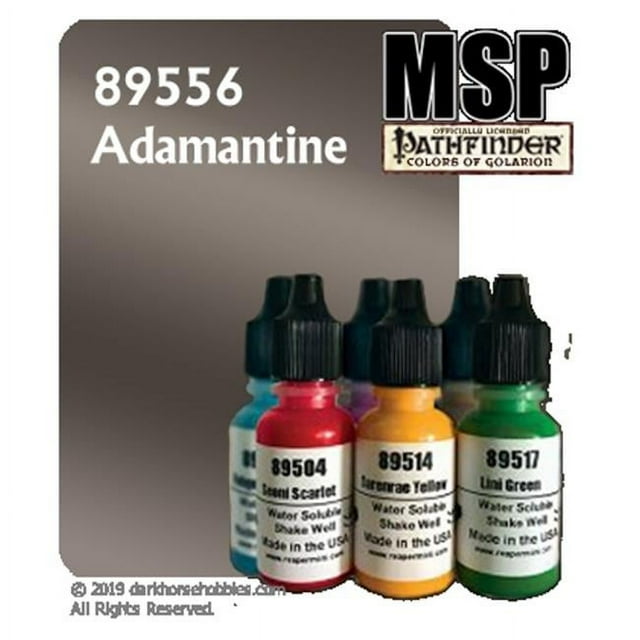 Reaper Miniatures REM89556 Pathfinder Colors of Golarion Master Series Paint - Adamantine
