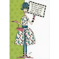Pictura More Things to Pluck and Shave Funny / Humorous Birthday Card for Her, Woman