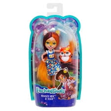 Muñeca Felicity Fox MATTEL Enchantimals con figura Flick 6 pulgadas