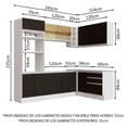 thumbnail image 3 of Cocina Integral Completa Modular Madesa Glamy 399cm BN 03, 3 of 5