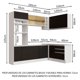 thumbnail image 3 of Cocina Integral Completa Modular Madesa Glamy 399cm BN 03, 3 of 5