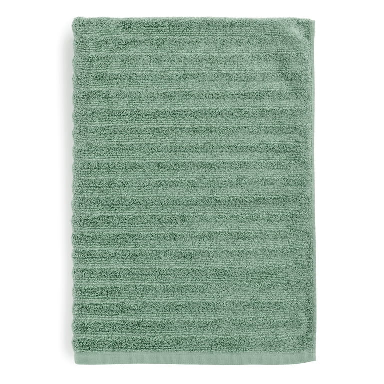Mainstays Performance Sage Green Bath Sheet photo 1