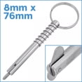 thumbnail image 1 of 5mm x 51mm/5 x 76mm/8x76mmSpring Loaded Clevis Pin | 316 Stainless Steel | Fast, 1 of 1