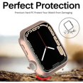 thumbnail image 3 of IBAOLEA Compatible IBAOLEA Watch 41mm Case Hard PC Frame Ultra-Thin Lightweight Woman Man Protective Bumper Shell Case for IBAOLEA Watch Series 7 41mm(Rose Gold) Rose Gold 41mm, 3 of 8