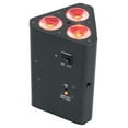 thumbnail image 2 of Rockville ROCKWEDGE PACKAGE BLACK (6) Battery Powered Wireless DMX Lights+Case, 2 of 12