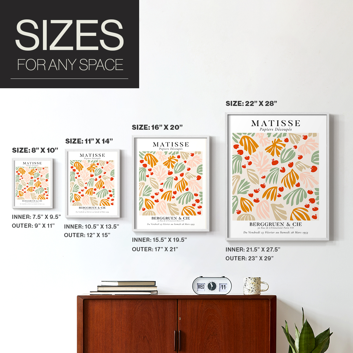 Matisse LXXXIX Framed Print - Solid Wood