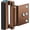 Bronze, variant on Home Security Door Lock Reinforcement - Child Proof High Security Door Locks with 3" Stop Withstand 800 lbs for Inward Swinging Front Door, Night Kids Safety Metal Flip Deadbolt Latch Defend Home