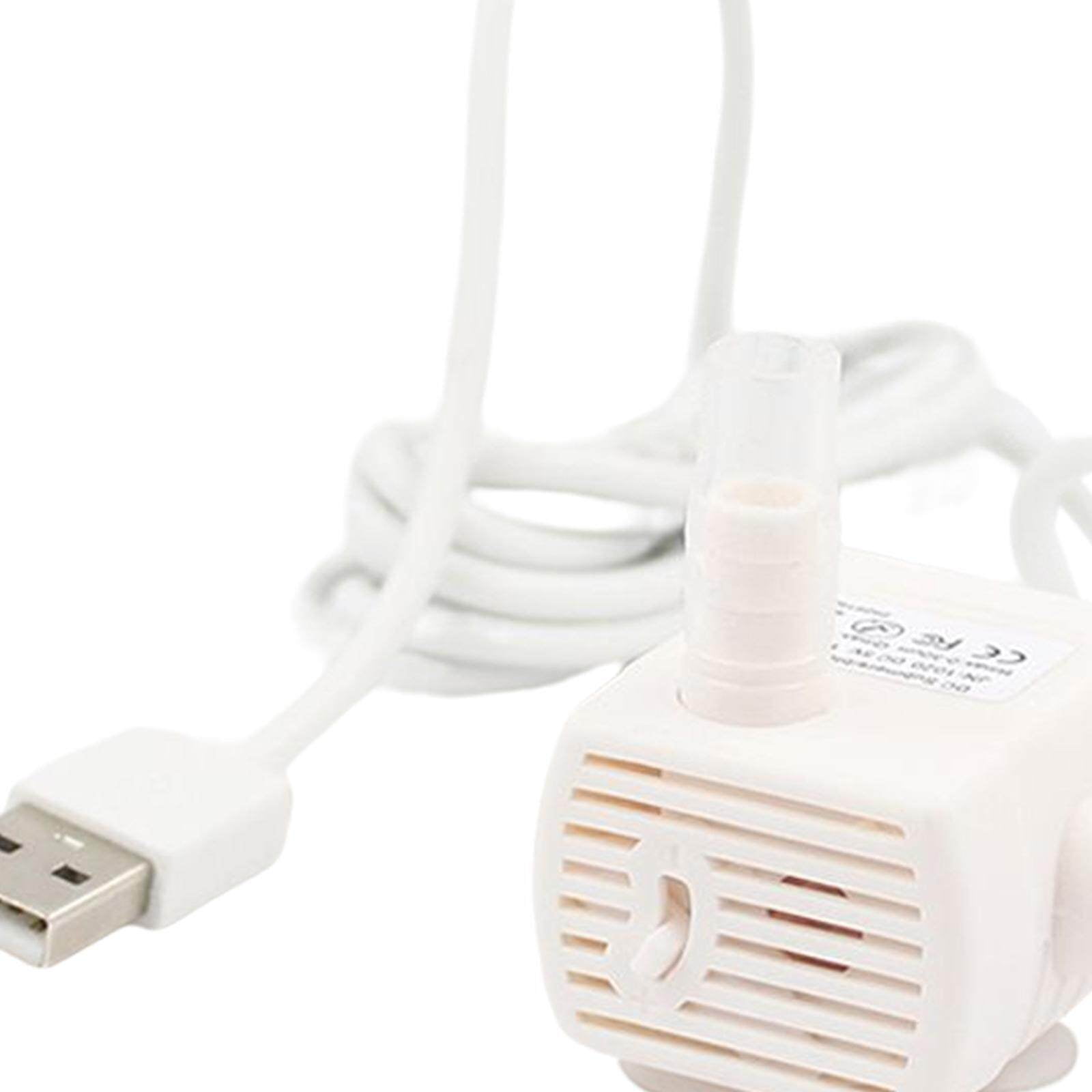 USB Powered Cat Water Pump Quiet 5V Dogs Pump Dog for Pet Water Dispenser without light Walmart
