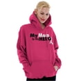 thumbnail image 3 of My Mom My Hero Breast Cancer Ribbon Hoodie Sweatshirt Women Men Brisco Brands S, 3 of 6