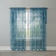 thumbnail image 3 of BrylaneHome Ella Floral Lace Panel With Attached Valance, 3 of 3