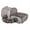 L, variant on Square Gray Cats and Dogs Delivery Room Hard Oxford Cloth with a Play Tunnel Foldable Pets Nest