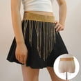 thumbnail image 2 of Cadena larga con borlas para el cuerpo, brillante, para bailar. dorado, 2 of 5