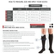 thumbnail image 2 of Truform Knee High Dress Socks: 30 - 40 mmHg, Tan, X-Large, 2 of 7